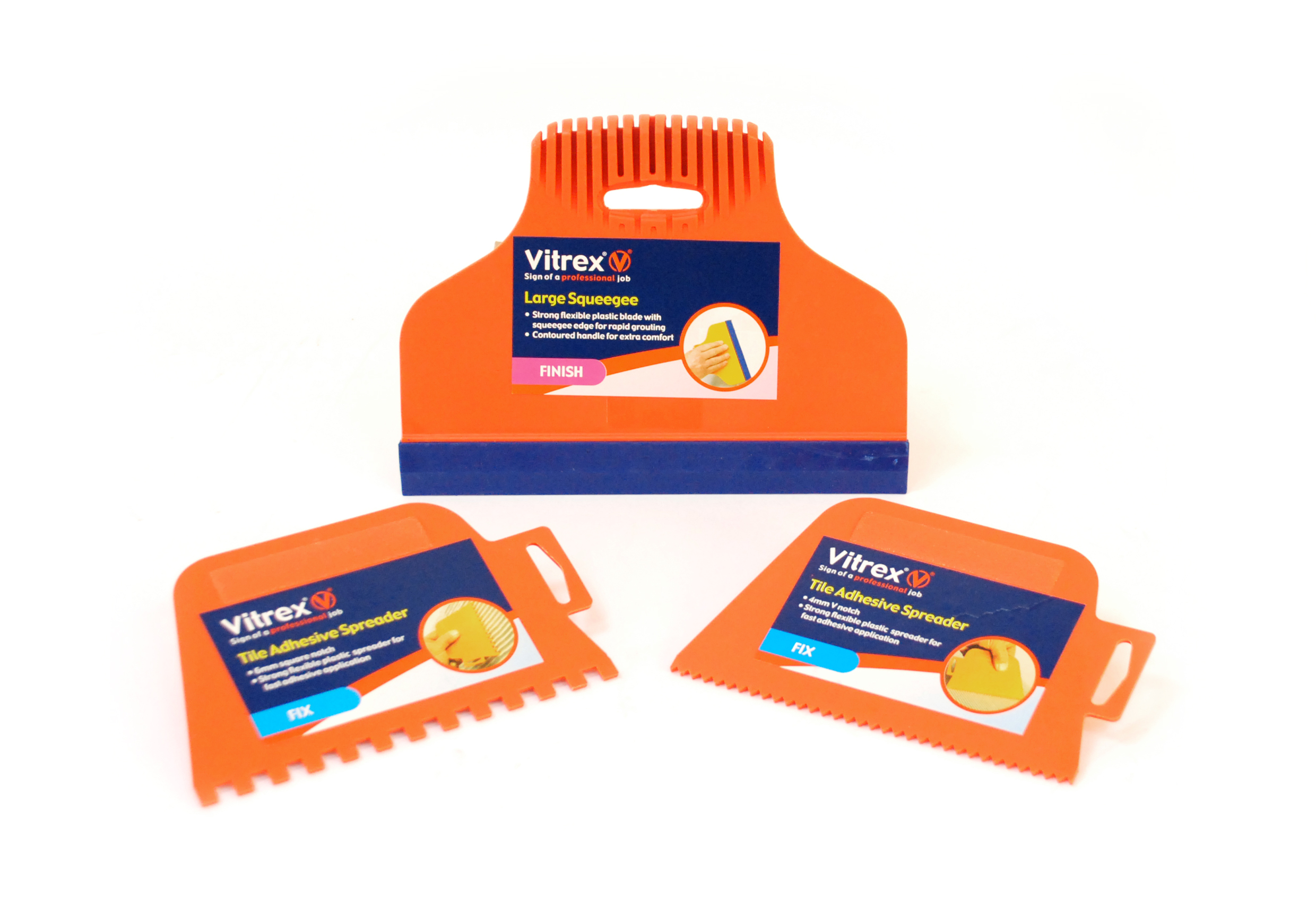Tile sales adhesive comb